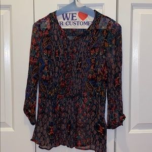 Joie luxury silk long sleeve top